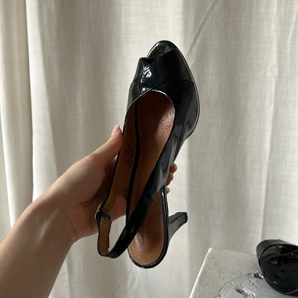 Clarks Open Toe Heels
